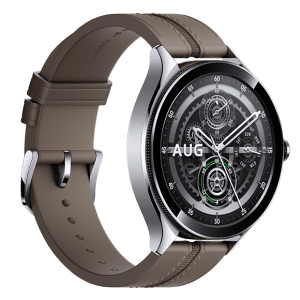 Xiaomi Watch 2 Pro - Bluetooth® Silver Case with Brown Leather Strap