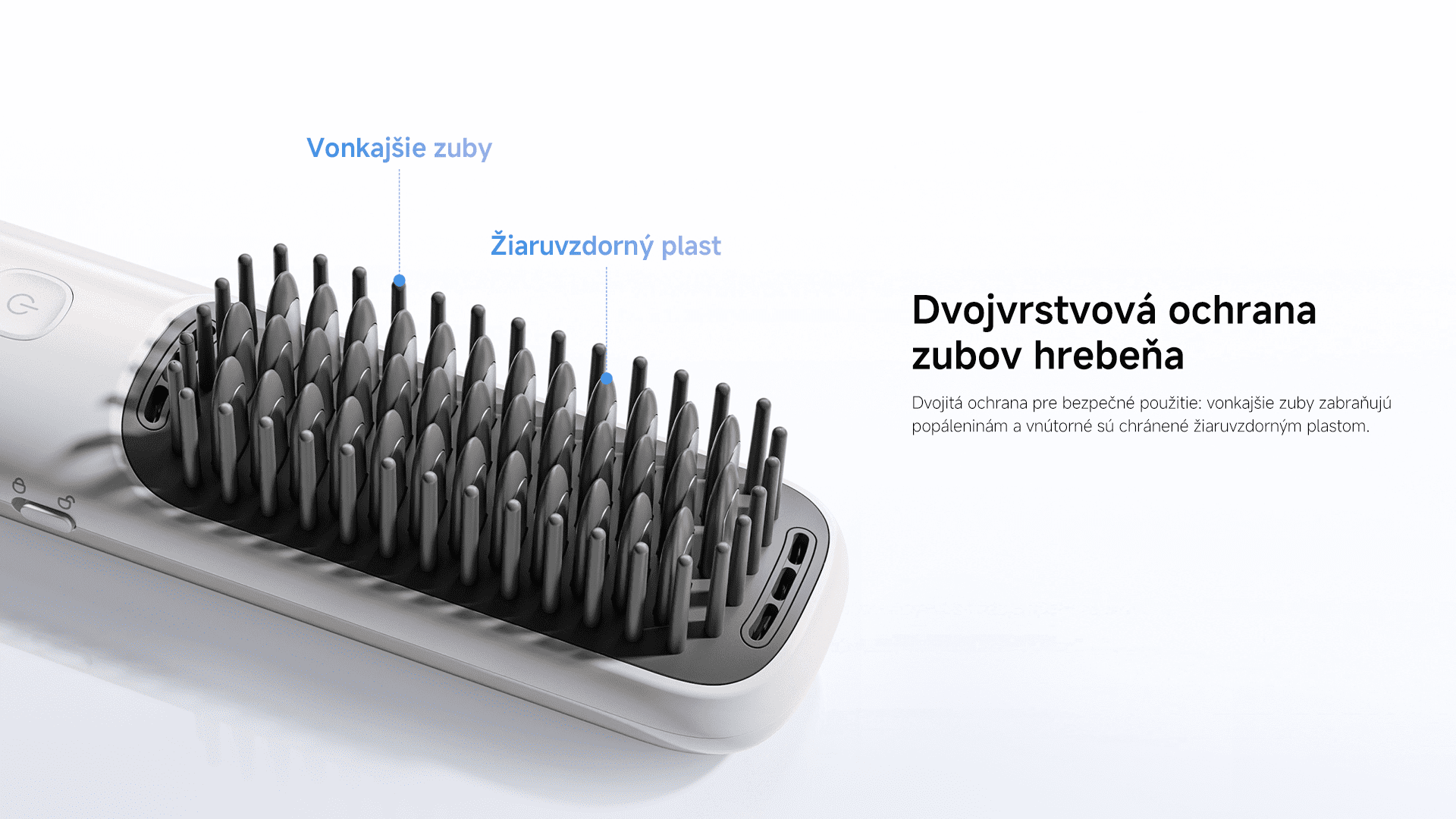 Xiaomi Cordless Hair Straightener Brush EU – Obrázok 10